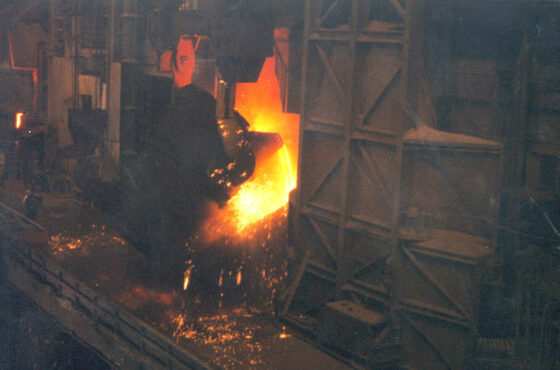 Charging a basic oxygen furnace